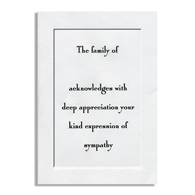 Family Appreciation Serif Font Side Fold