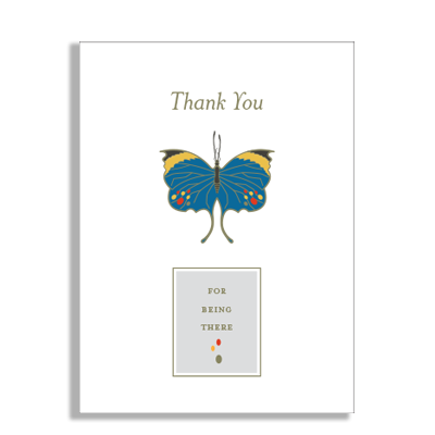 MK Butterfly Acknowledge Card
